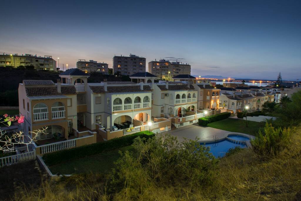 general view at night