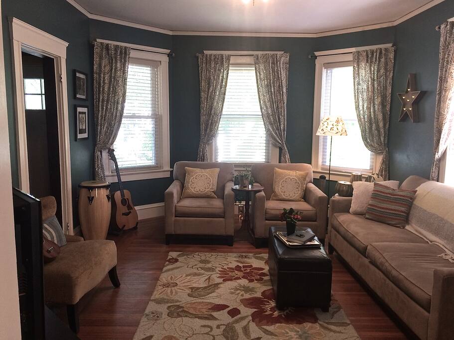 Comfortable living room for relaxing and socializing