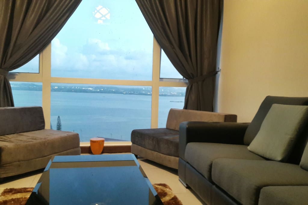 A panaromic sea view in the comfort of our living area