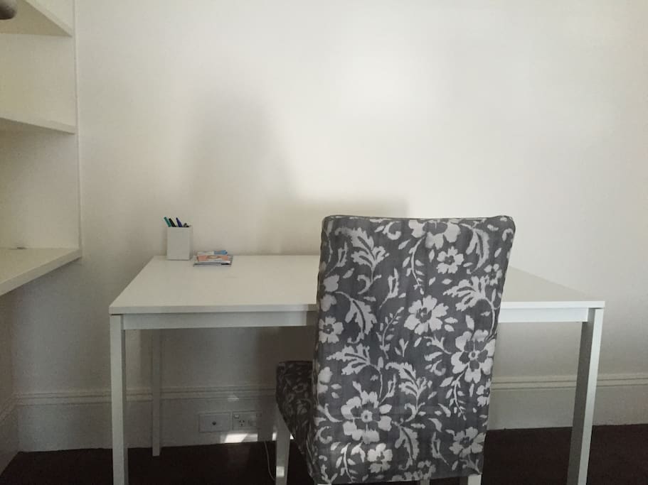 Desk and chair