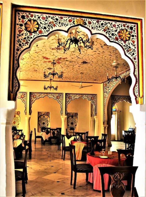 Our fresco painted restaurant