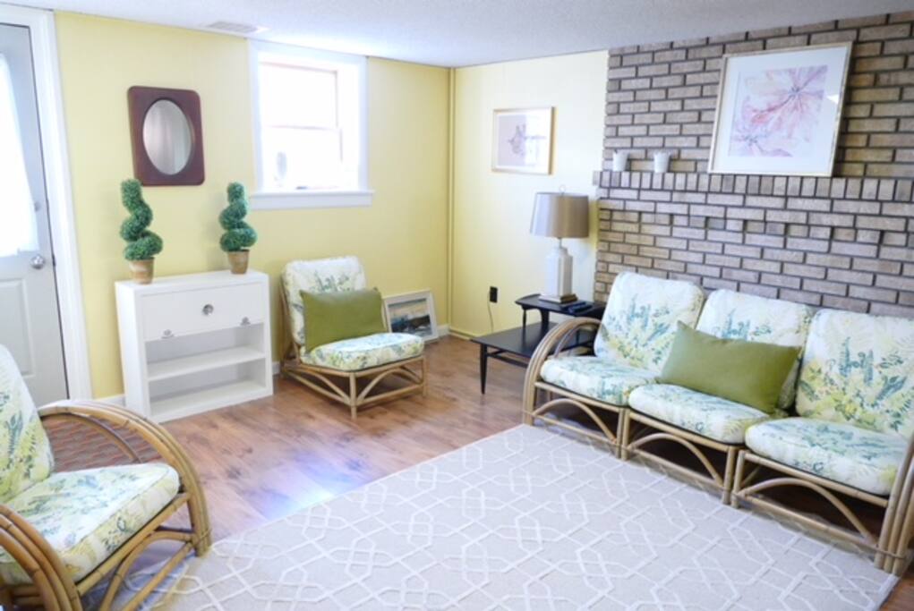 Bright and cheery living space