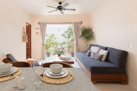 The perfect 1BR APT in TULUM! 3 PAX WiFi 150mbps!