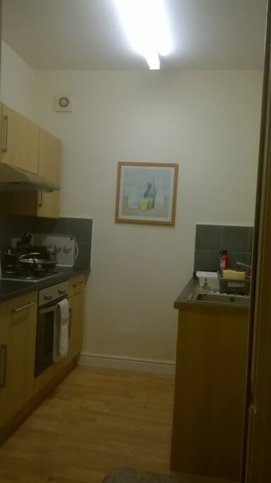 Small but well equipped kitchen
