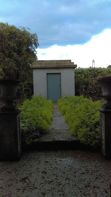 Entrance to the garden.