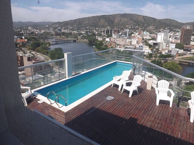 View to the mountains