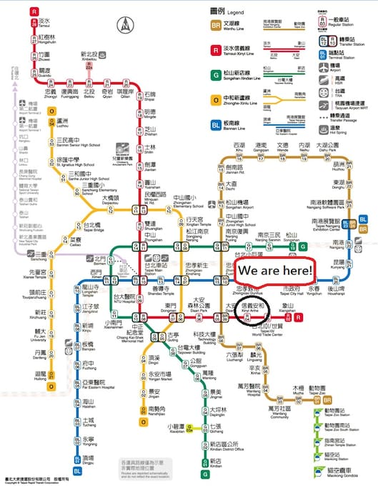 我們家在信義安和站呦^^