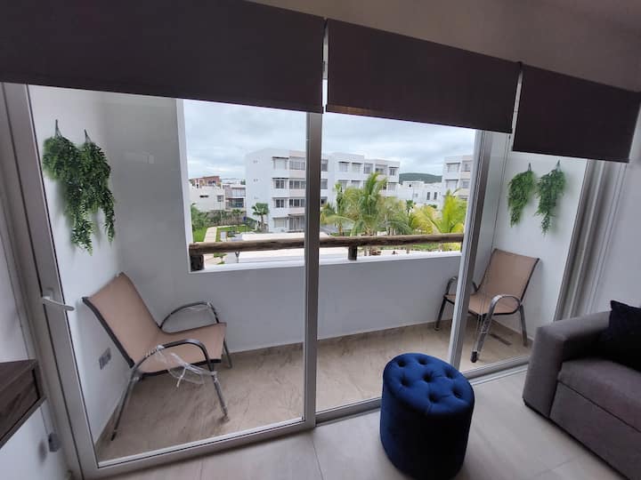 Depto Nvo A 2 Min  De Playa En  Almarena Mazatlán - Mazatlán