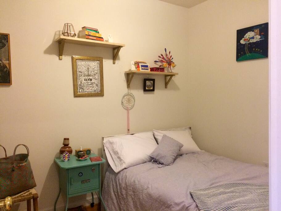 Private room, with comfortable mattress. Sleeps two.