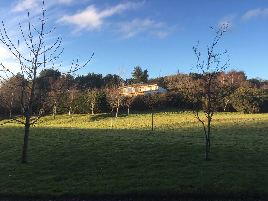 The Roundhouse, overlooking beautiful Findhorn Bay
