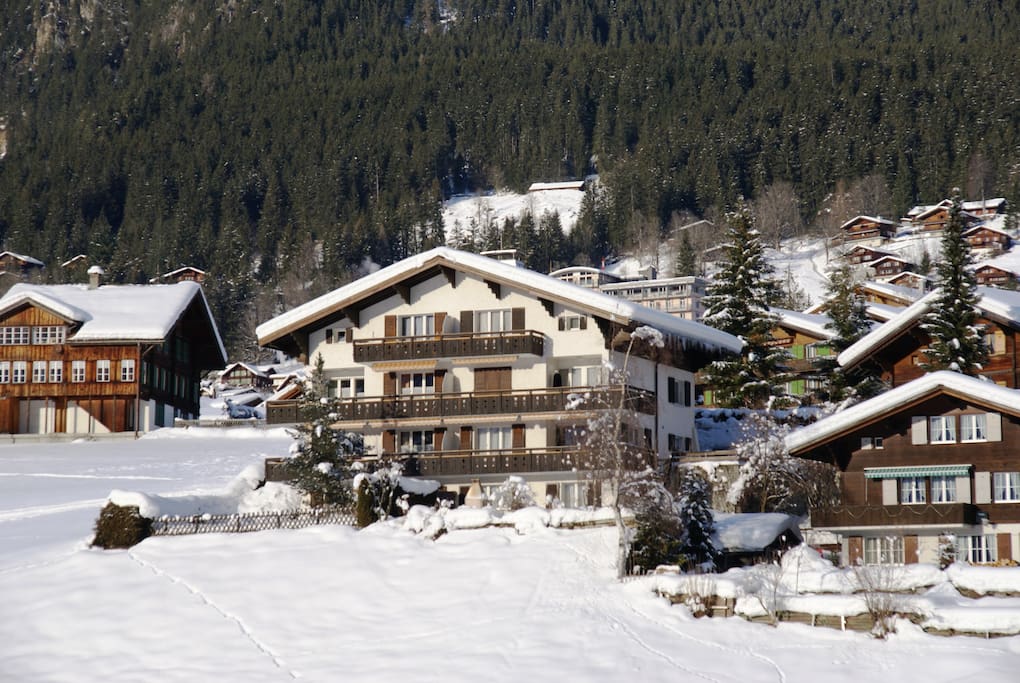Apartment im Winter