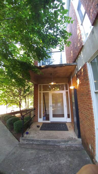External security entrance.