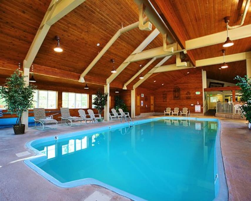 We love the indoor pool and hot tub!