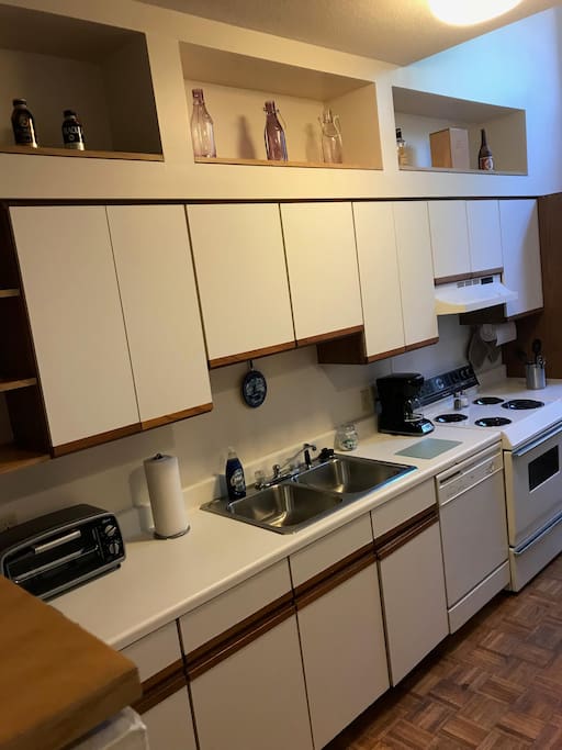 Gourmet Sized Kitchen with Ample Storage and Counter Space.