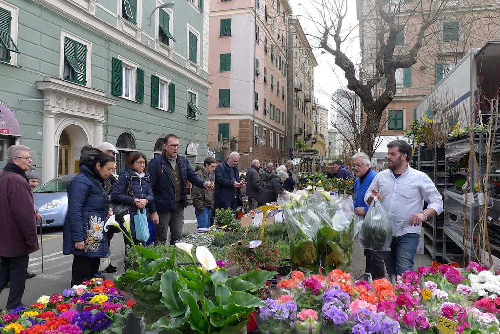 Via Luca Cambiaso: la Fiera di S. Agata