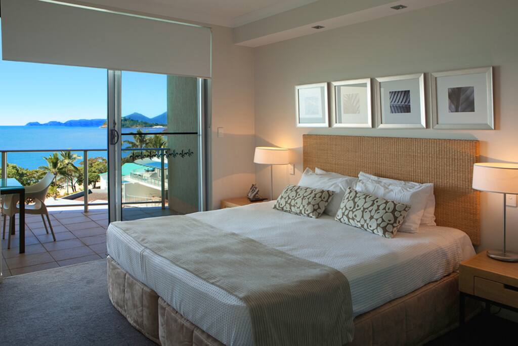 Master bedroom with oceanviews