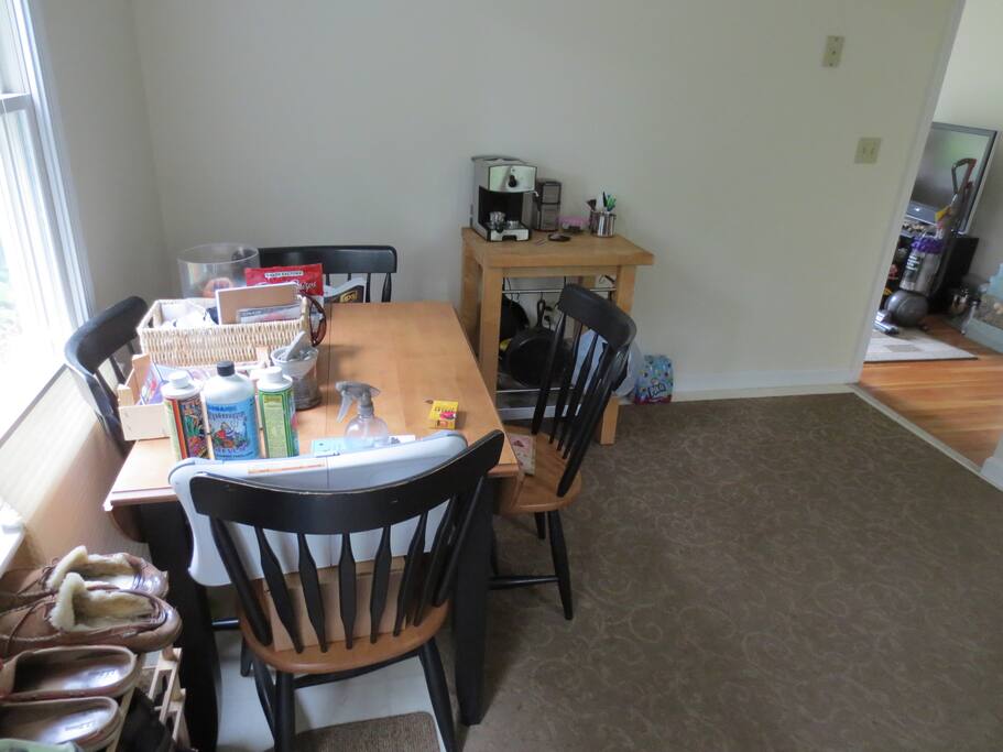 Please excuse the mess! It will be cleaner for your arrival