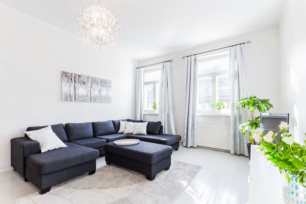 Living room corner sofa bed