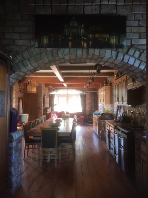 kitchen cum sitting room