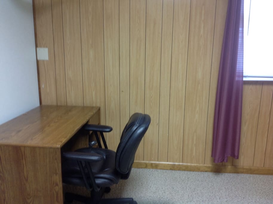 Work area, wifi available.