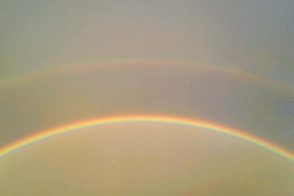Above our house one day