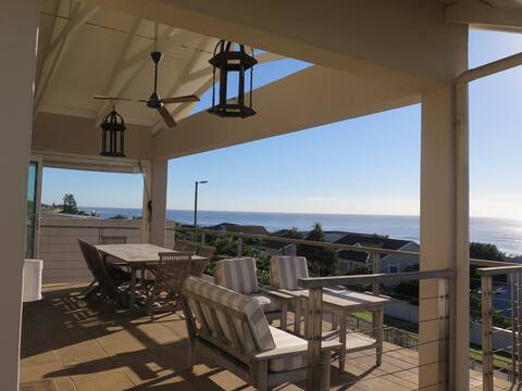 Luxury beach villa with idyllic views