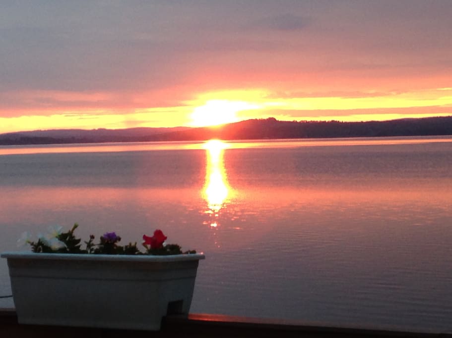 Sunrise on Lake Memphremagog