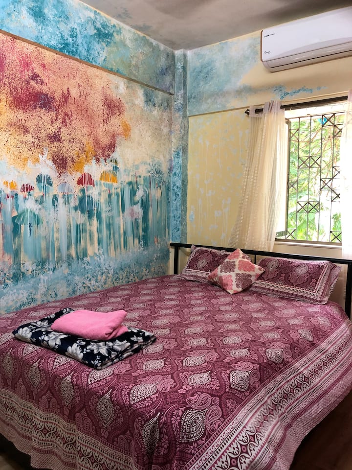 ห้องที่ทาสีด้วยมือเพื่อยกระดับจิตวิญญาณของคุณ