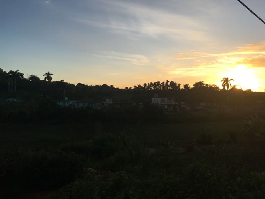 Vista del barrio desde la carretera la Ermita
