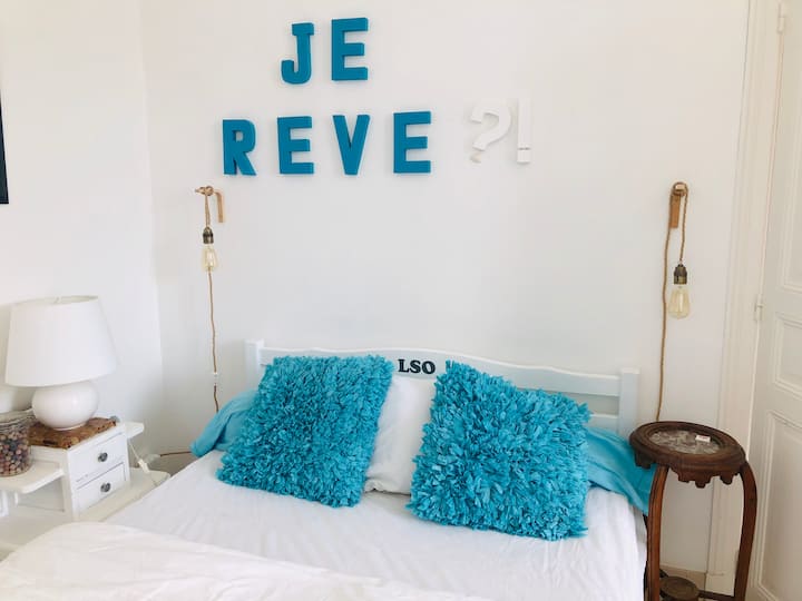 卧室N ° 2楼1张双人床