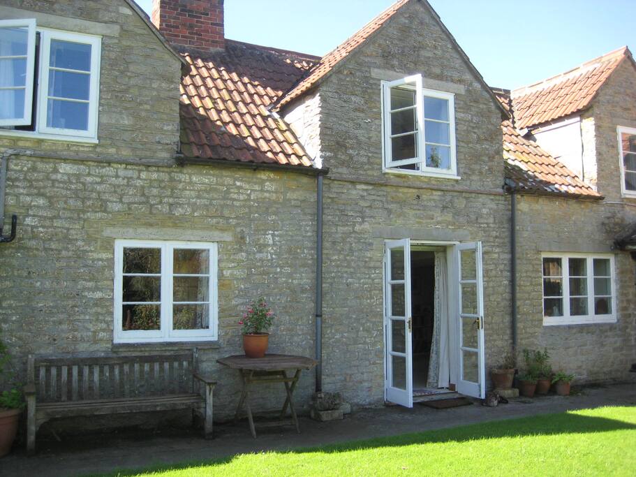 Front of cottage