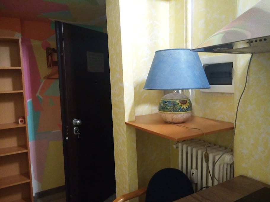 Un particolare dell'ingresso