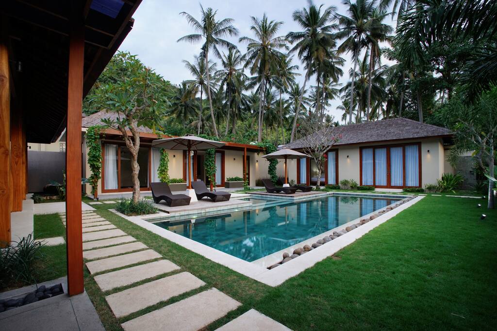 View from BBQ area