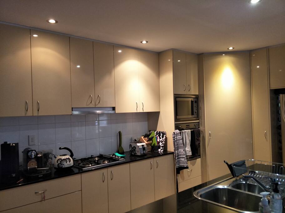 Coffee and tea in kitchen