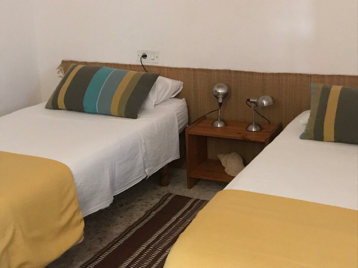 Chambre double bloc central