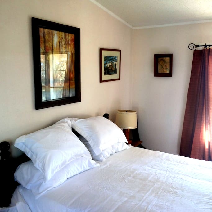 Adjust firm/soft level of mattress on each side. European style bedding.