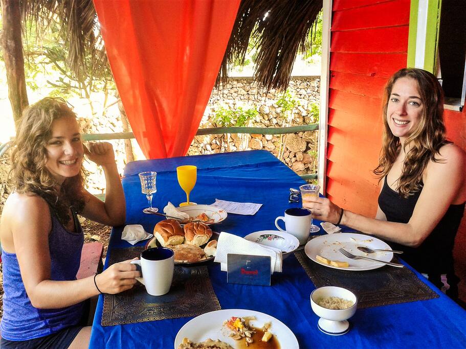 Breakfast at La Rancheta restaurant.