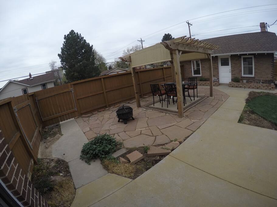 Nice private yard with fence.