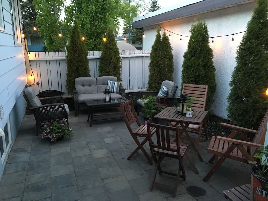 Backyard patio