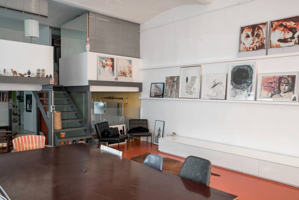 Blick auf die Galerie