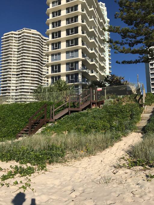 Private beach access