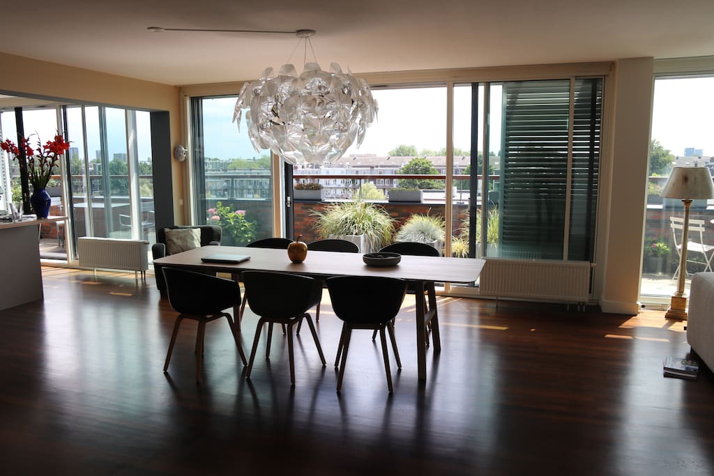 Dining room with view...