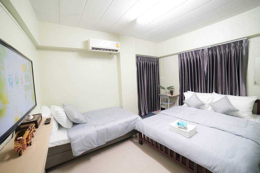 Double Bed with Sofa Bed