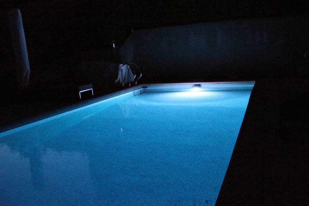 Pool and garden for relaxing moments