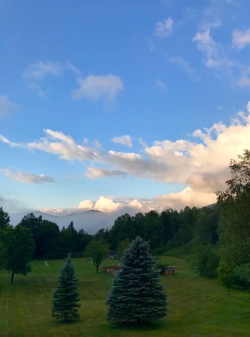 View from living room