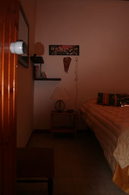 Particolare della camera da letto