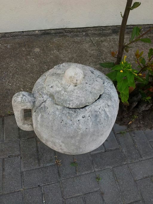 Traditional olive oil vessel