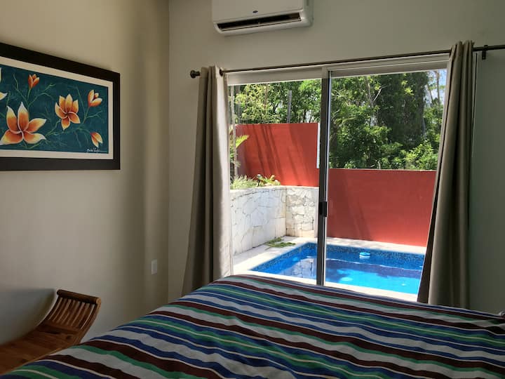 Dormitorio principal en la planta baja
