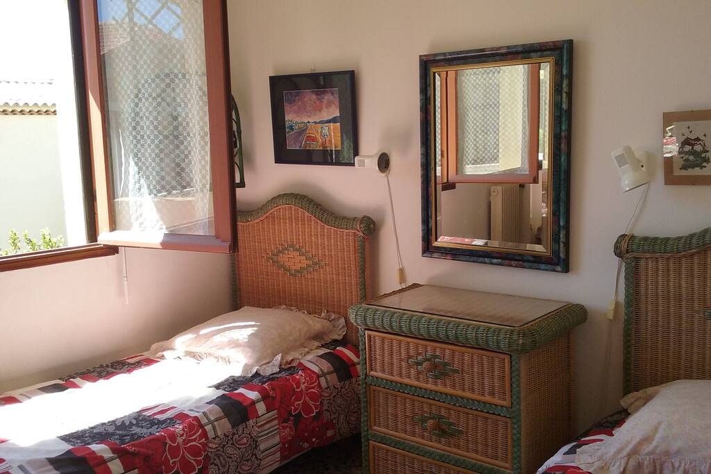 La chambre avec vue sur la verdure
