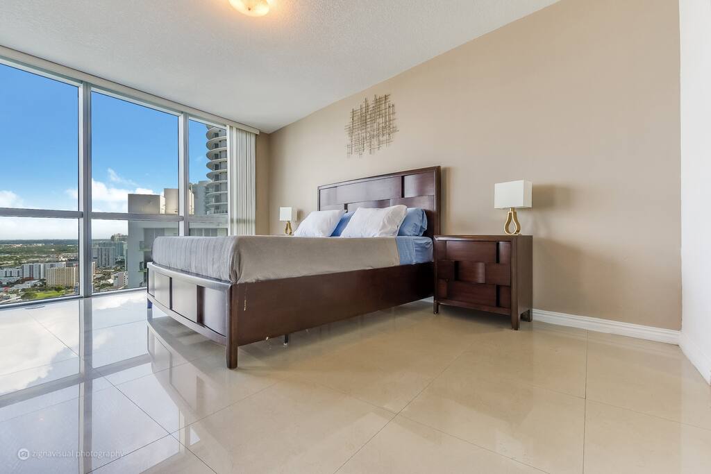 Master Bedroom with City View